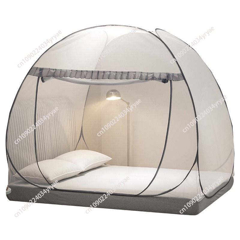 Bed Outdoor Camping - ワンタッチキャンプ折りたたみ式テント蚊帳、寝室用ベッド、シングル、ダブル、キングサイズベッド用折りたたみ式、屋外用大型蚊帳