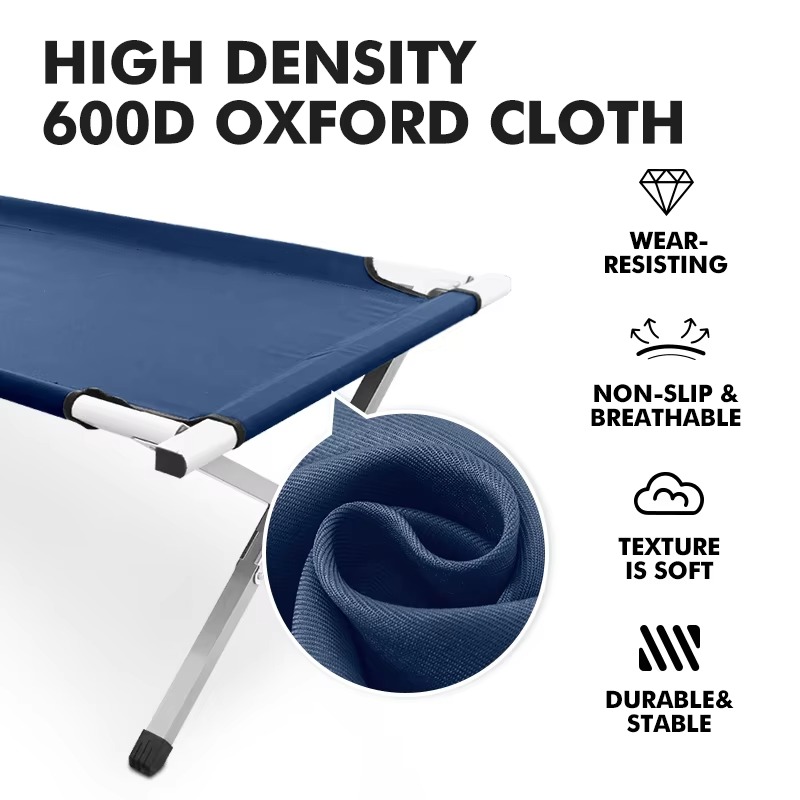 現代的な折りたたみ式、軽量、アルミニウム製、スチール製のキャ - Bed Outdoor Camping のレビューと価格