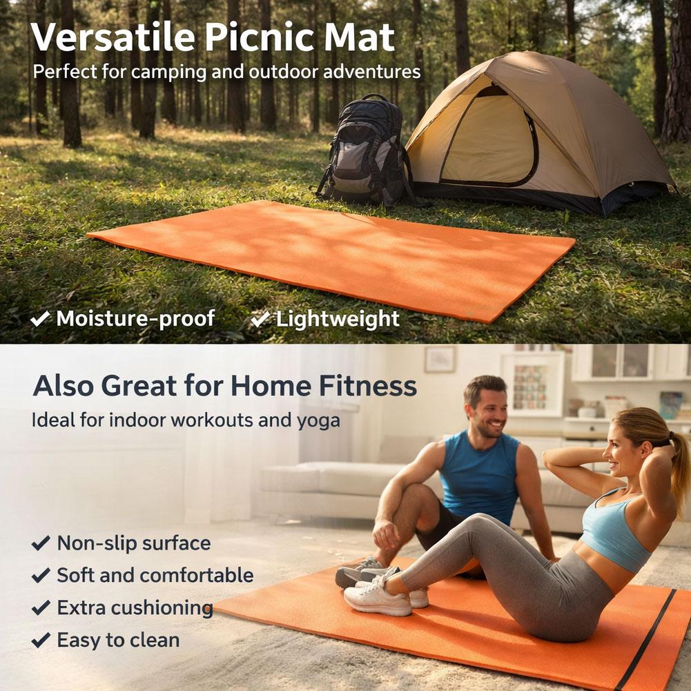 滑り止め加工のEVA製ヨガマット。軽量で防水性があり、持ち運 - Outdoor Camping Rugs のレビューと価格