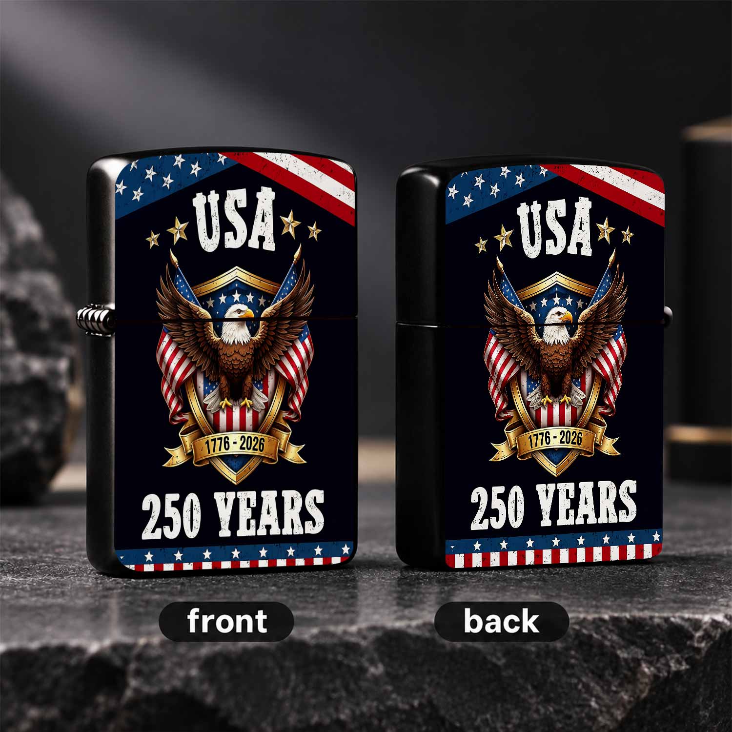 愛国心を表現するアメリカ建国250周年記念ライター。1776 - Outdoor Camping Usa のレビューと価格
