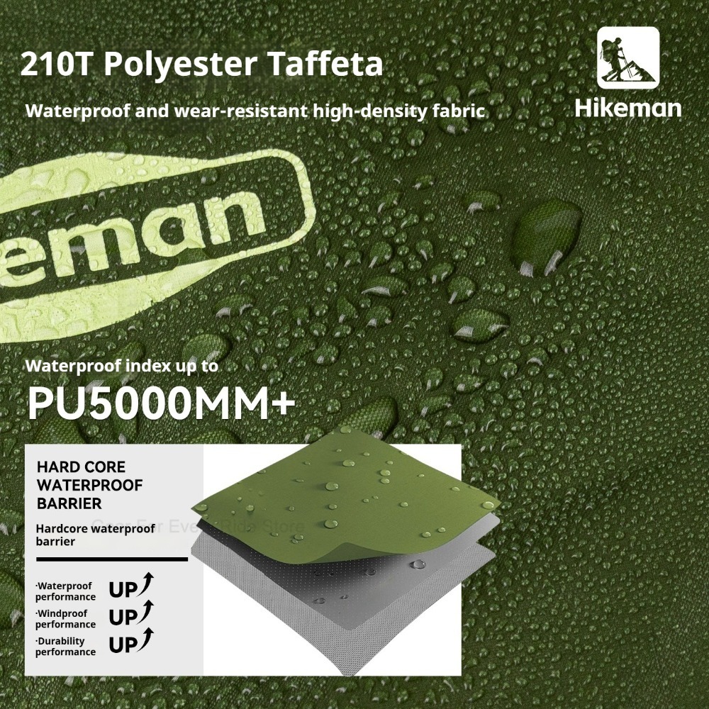 超軽量ジッパー式レインコート。210Tポリエステル素材で防水 - Camping Rain Poncho のレビューと価格