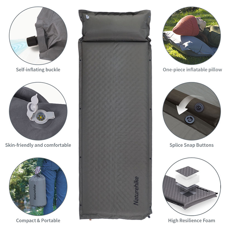 Naturehike自己膨張式キャンプスリーピングパッド、d - Outdoor Camping Rugs のレビューと価格