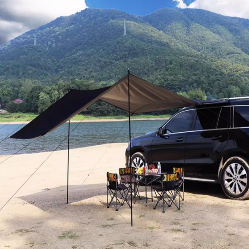 格納式カーサイドオーニング防水日よけテント（SUV、トラック - Outdoor Camping Van Tent のレビューと価格