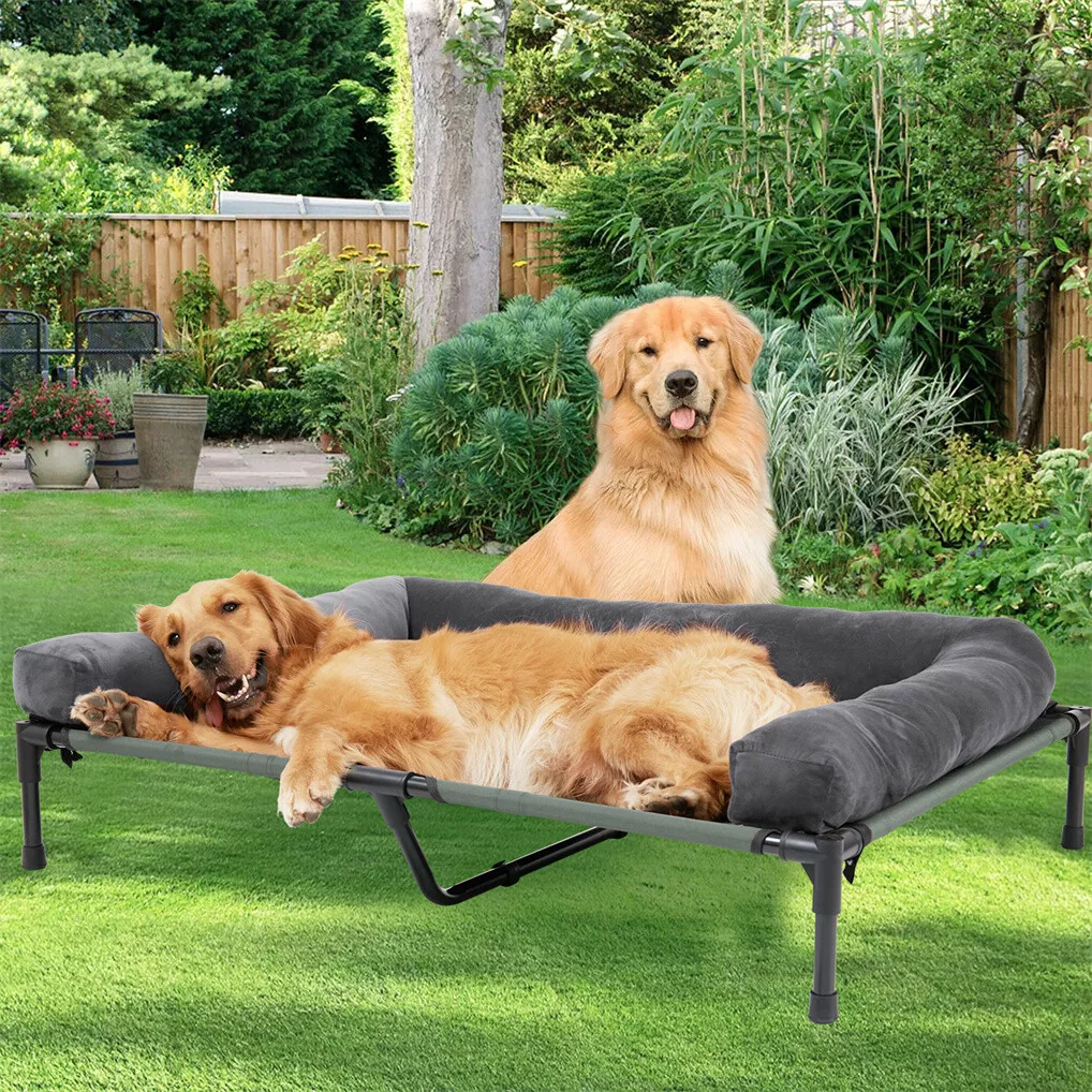 BINGOPAW 高さ調整可能な犬用ベッド。通気性の良いメッ - Outdoor Camping Dog Bed のレビューと価格