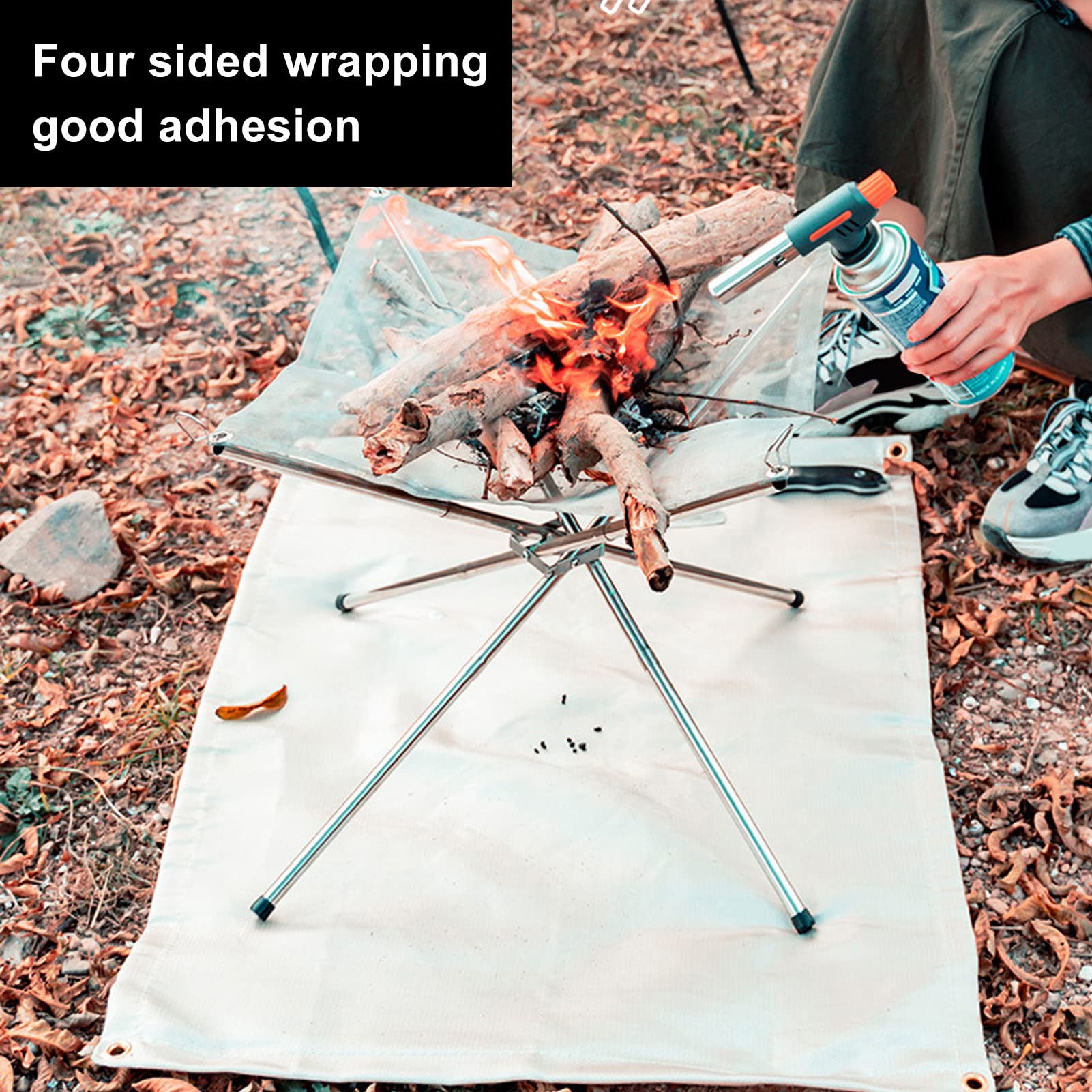 屋外キャンプ耐火布ピクニックバーベキュー断熱マット難燃性高温 - Outdoor Camping Rugs のレビューと価格