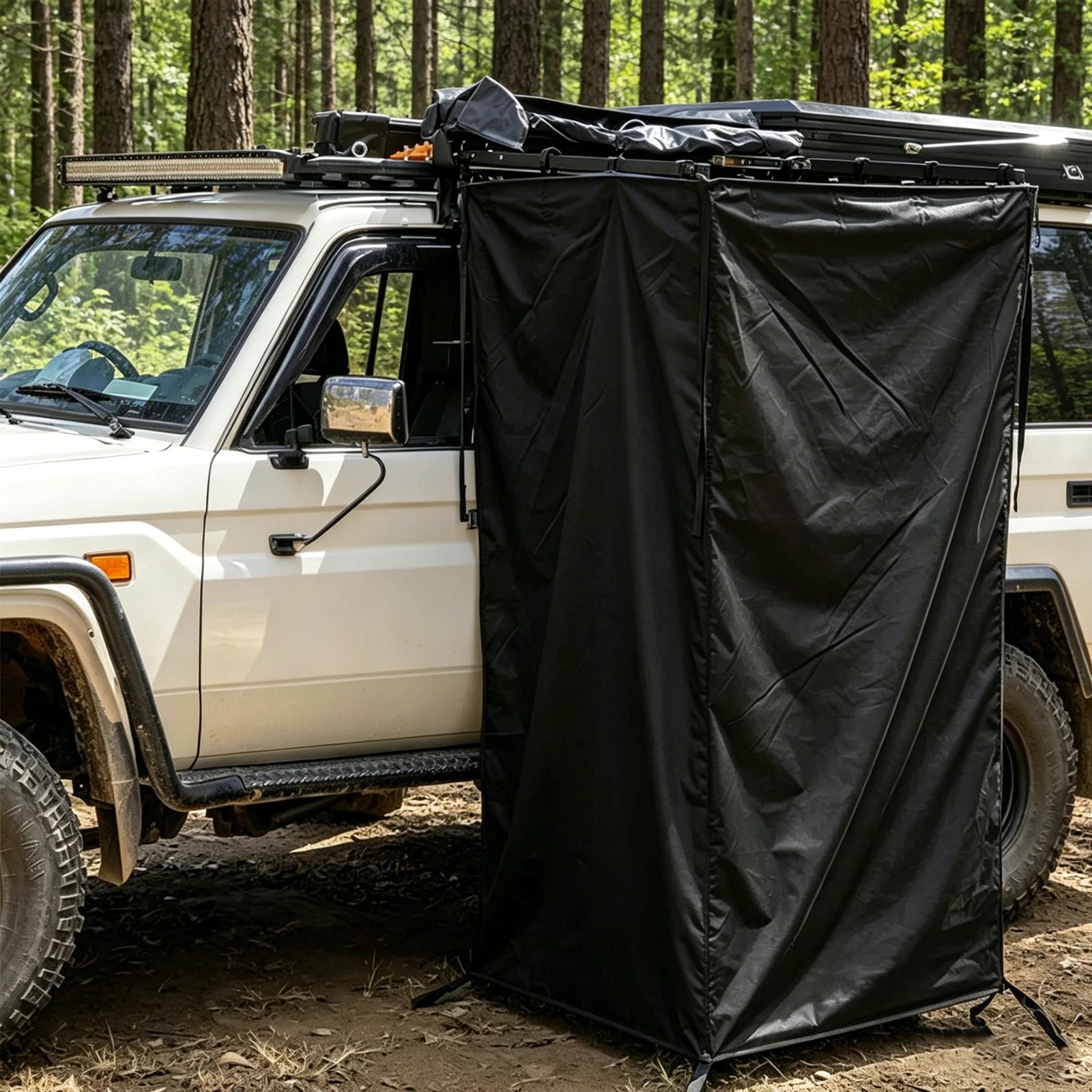 100cm×180cmの車用サイドシャワーテント。自動車、R - Outdoor Camping Van Tent のレビューと価格