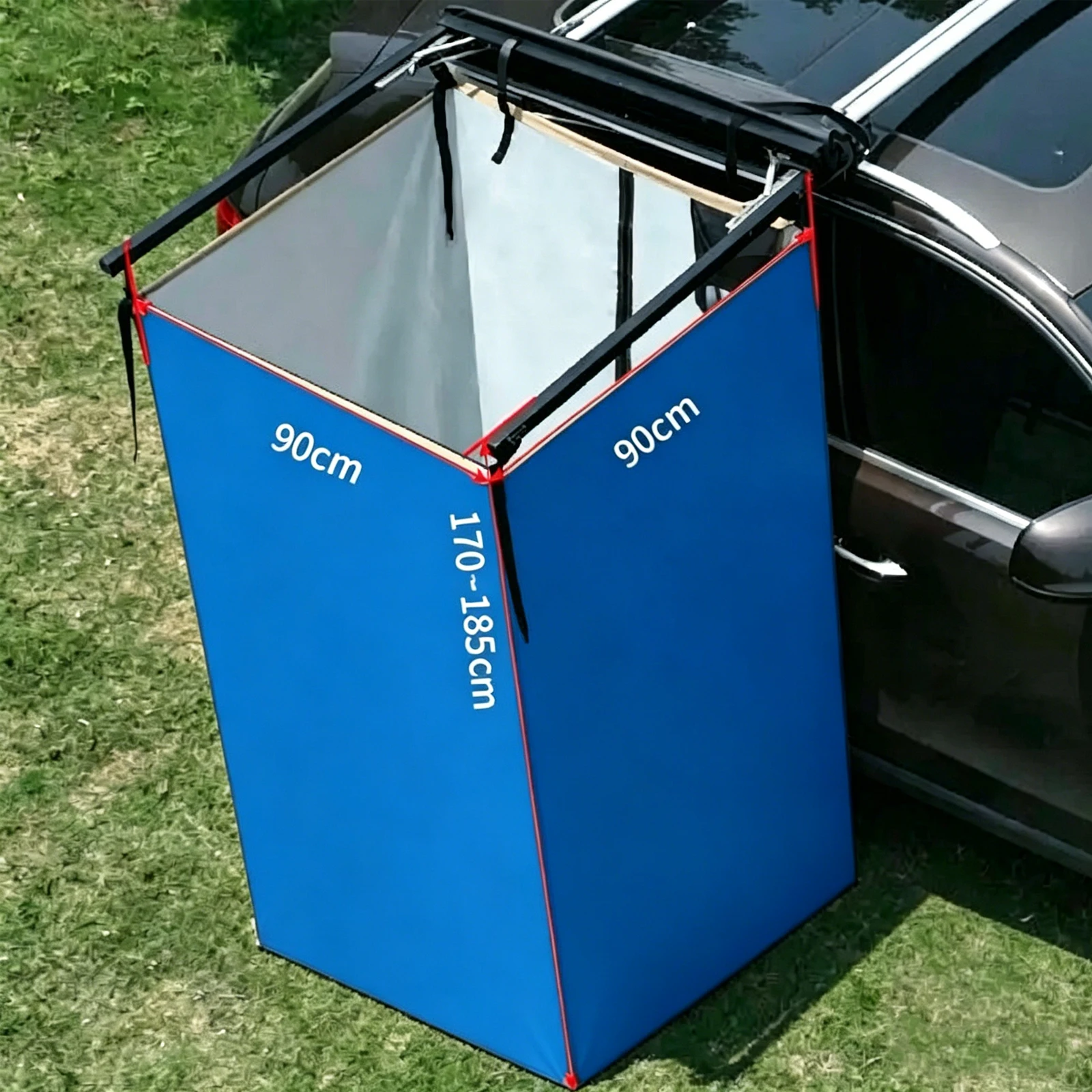 100cm×180cmの車用サイドシャワーテント。自動車、R - Outdoor Camping Van Tent のレビューと価格