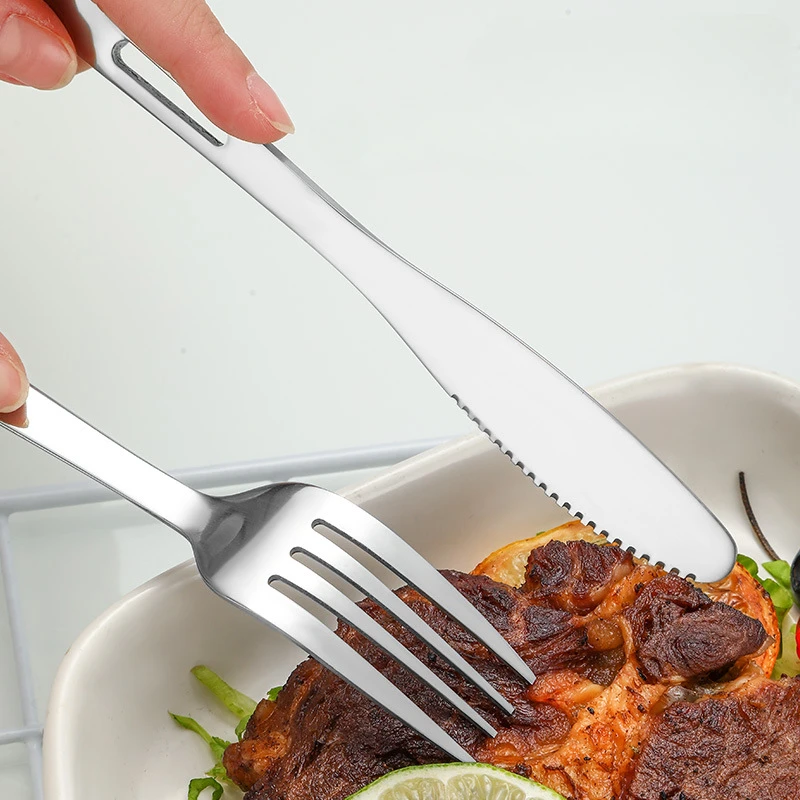 ステンレス製食器セット,収納バッグ,スプーン,フォーク,ナイ - Outdoor Camping Dining Set のレビューと価格