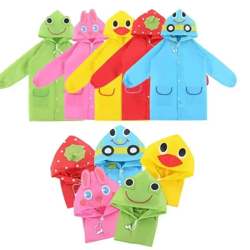 子供のための漫画の動物スタイルのレインコート,赤ちゃんのため - Camping Rain Poncho のレビューと価格