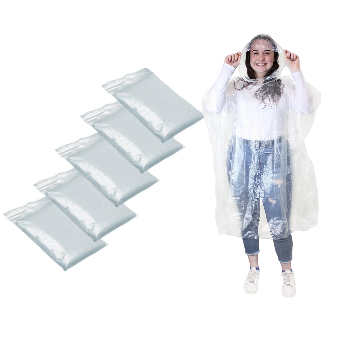 大人用の使い捨て防水レインコート,屋外ハイキング,山の旅,透 - Camping Rain Poncho のレビューと価格