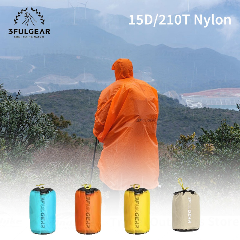 3F UL GEAR 2026 ハイキングレインコート長袖レ - Camping Rain Poncho のレビューと価格