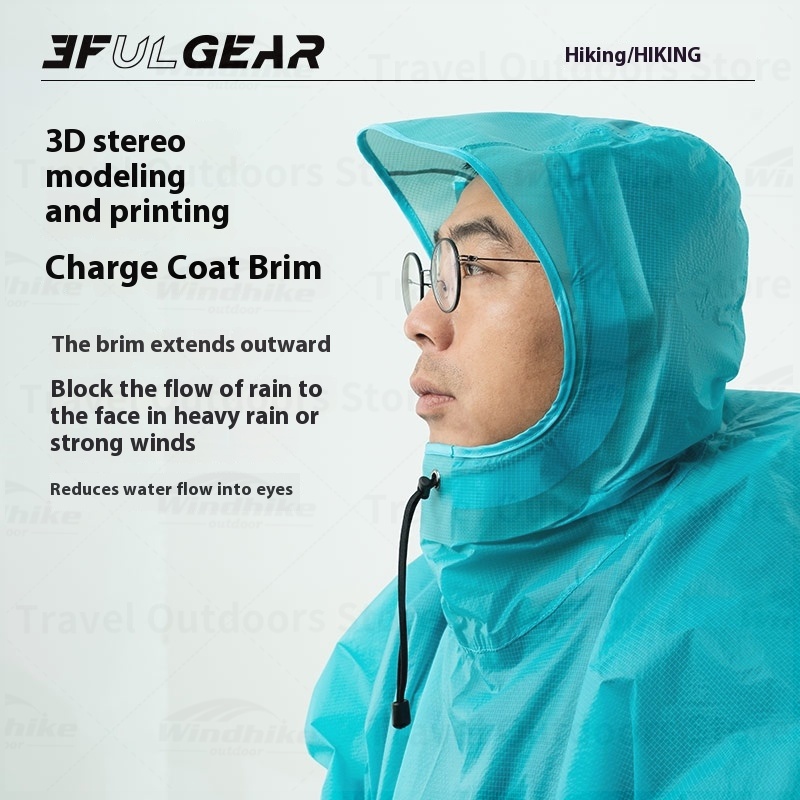 3F UL GEAR 2026 ハイキングレインコート長袖レ - Camping Rain Poncho のレビューと価格